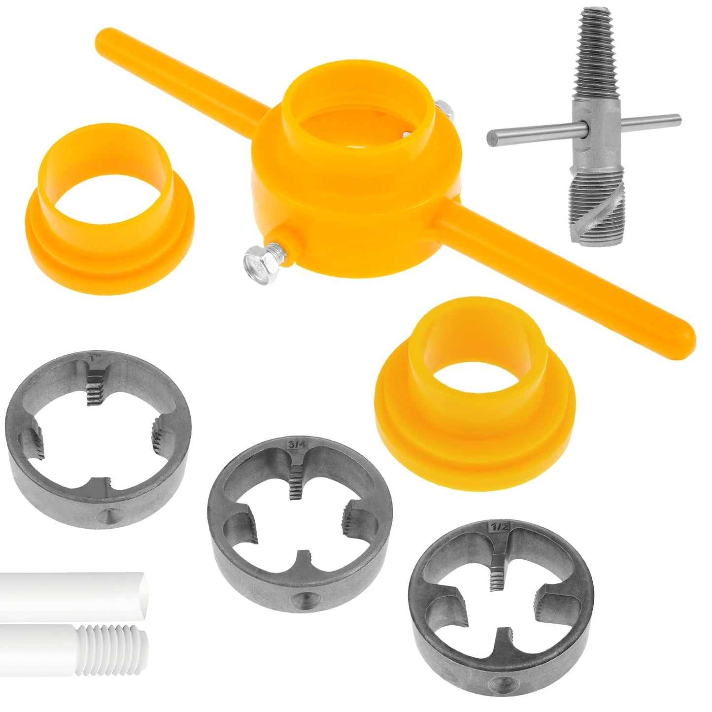 Plastic Pipe Thread Die Kit