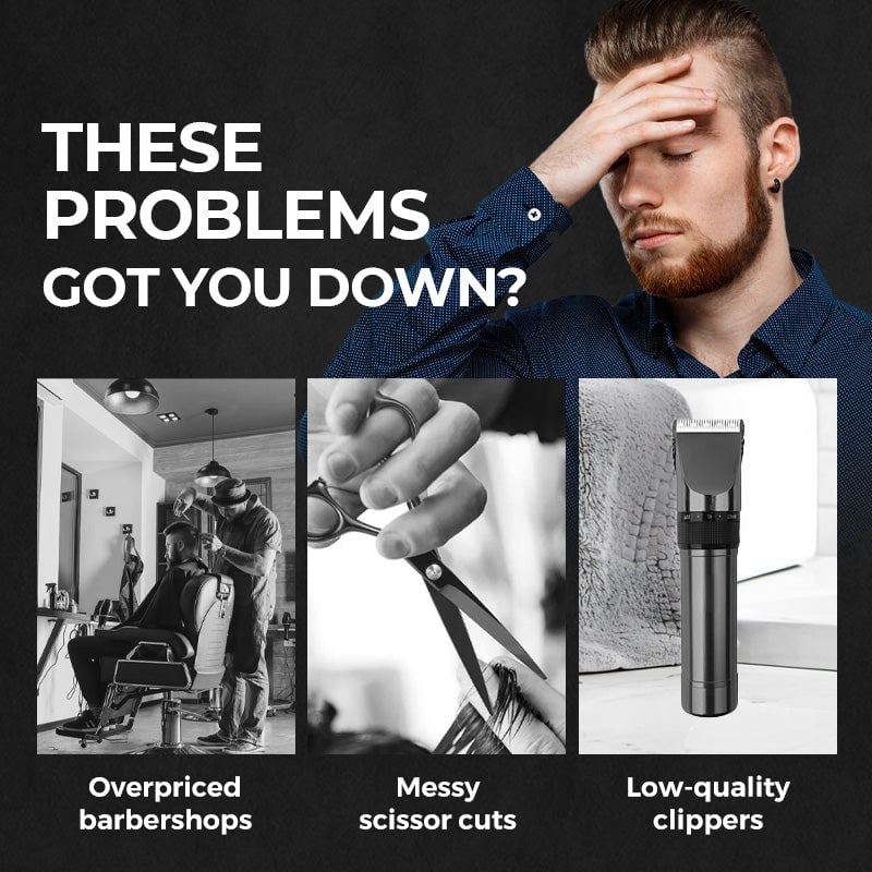 Digital Professional Hair Clipper Set