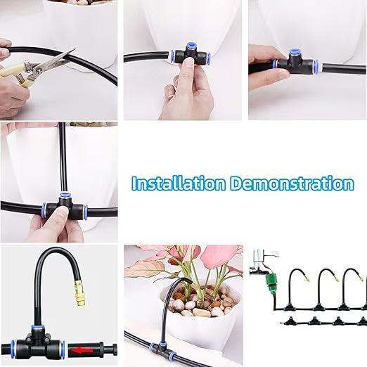 🔥Last Day🚿360° Curved Garden Automatic Irrigation System