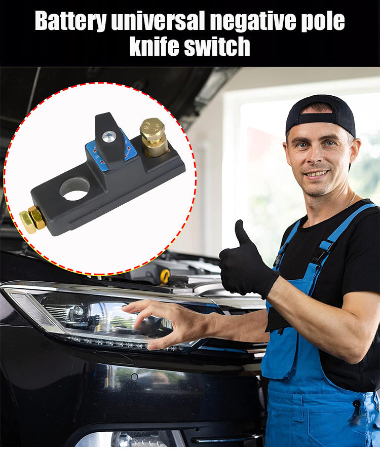 Anti-Shock Battery Power-Off Switch