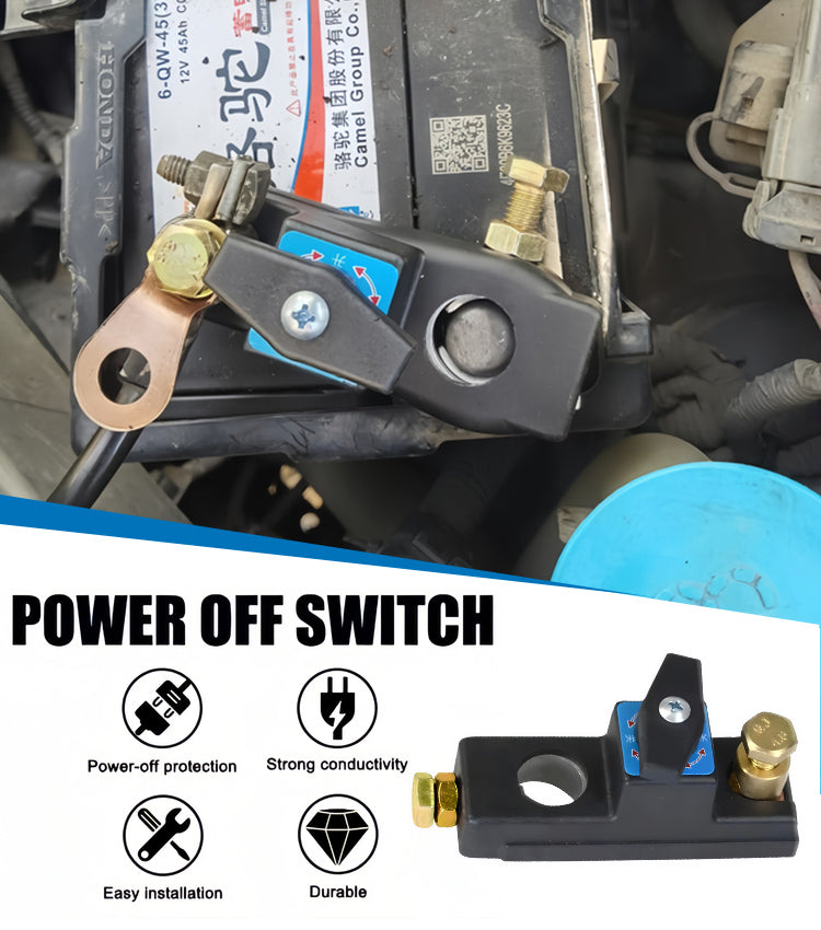 Anti-Shock Battery Power-Off Switch