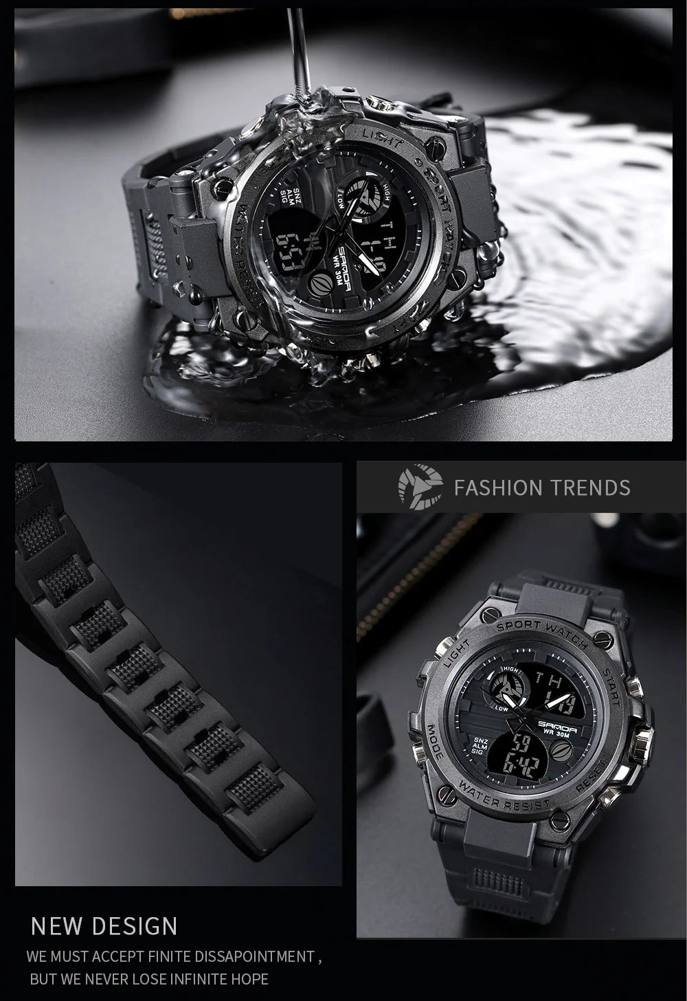 Waterproof Premium Men's Sports Watch TK