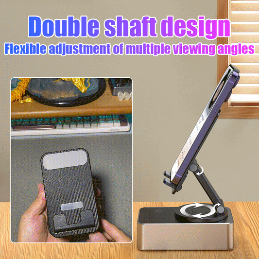 Ultimate 3-in-1 Tech Companion: Holder, Speaker, & Power Bank