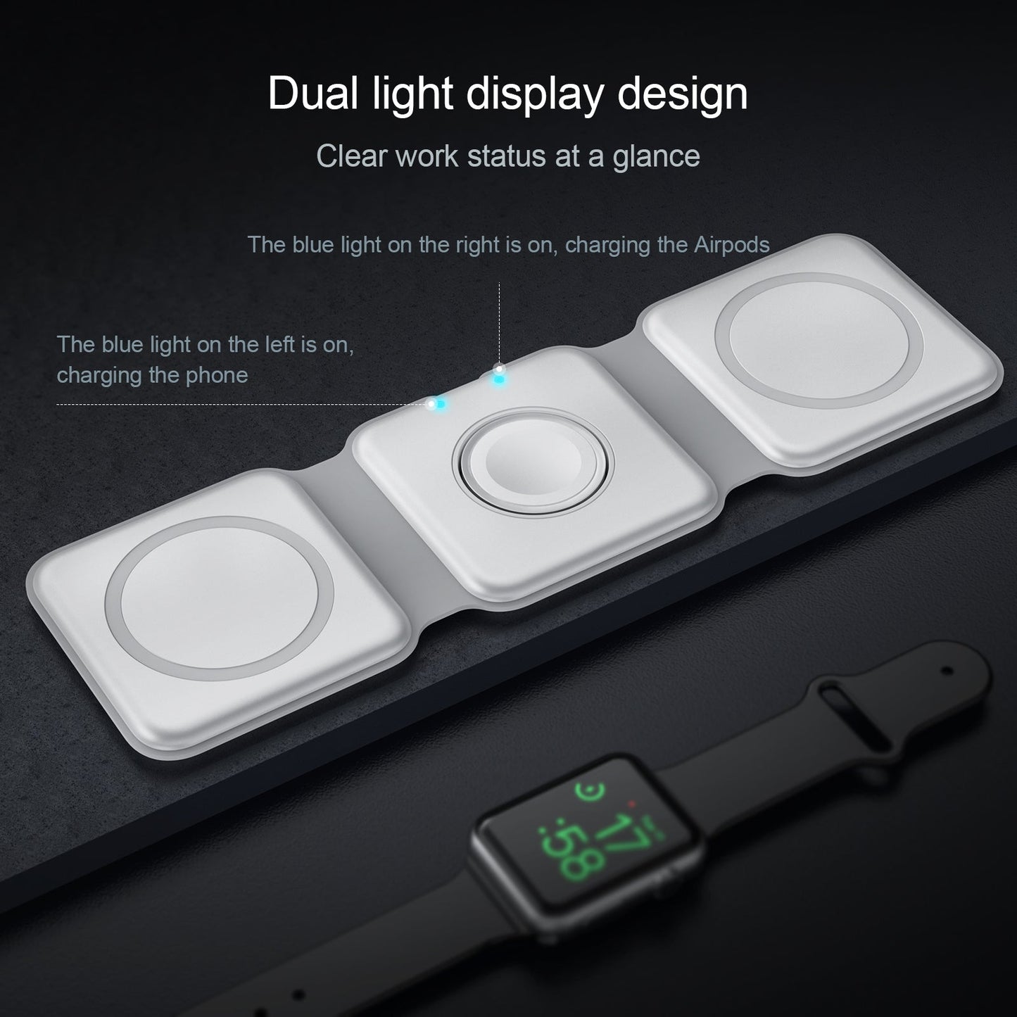 3 in 1 Magnetic Wireless charger station