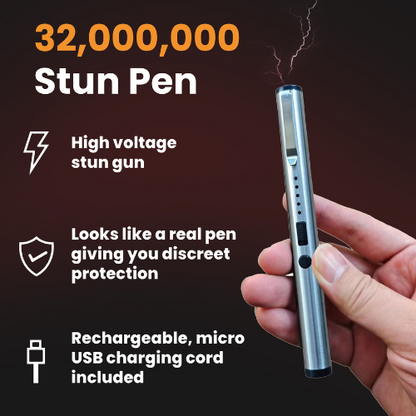 Power Self Defensive Flashlight Pen