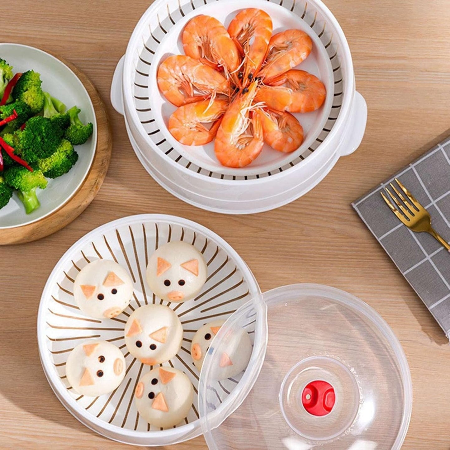 Microwave oven steamer TK